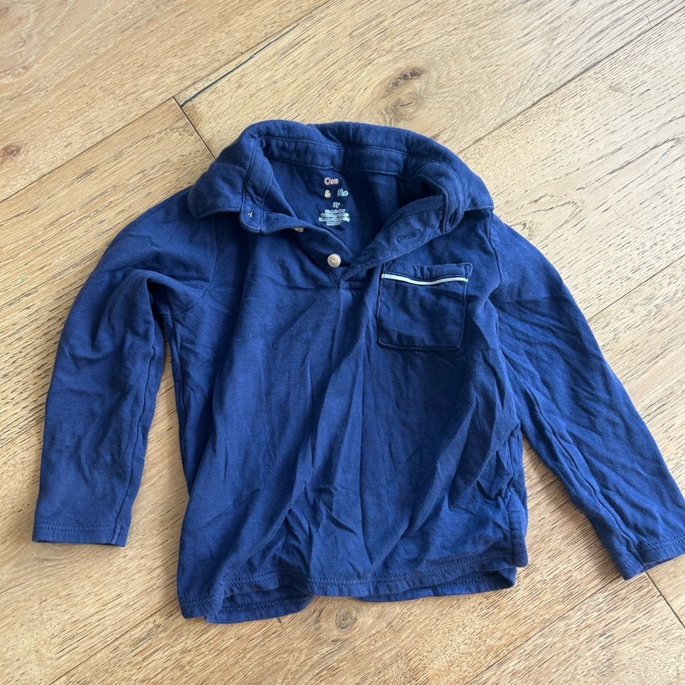 Oso & Me long sleeve polo